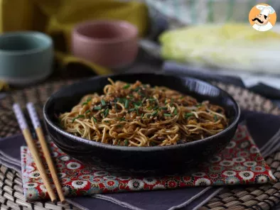 Wok de nouilles chinoises (légumes et protéines de soja texturées) - photo 4
