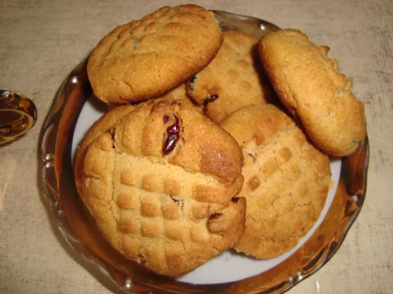 Zaeti, succulents biscuits italiens aux canneberges et à la farine de maïs
