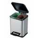 Poubelle � tri s�lectif inox