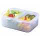 Bo�te herm�tique 2,3 L, 2 compartiments