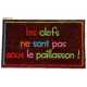 Paillasson, cl�s sous le paillasson