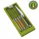 Couteaux de table �cologiques Natura Laguiole, 6 pi�ces
