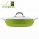 Sauteuse Evergreen, int�rieur c�ramique, 28 cm