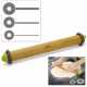 Rouleau � patisserie en bois, �paisseur r�glable