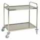 Desserte en acier chrom�