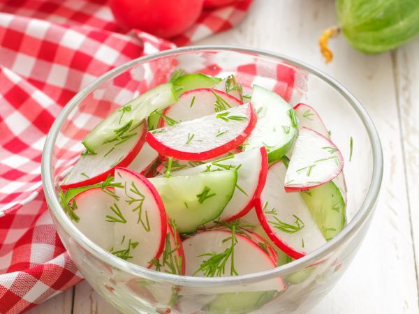 Salade au radis