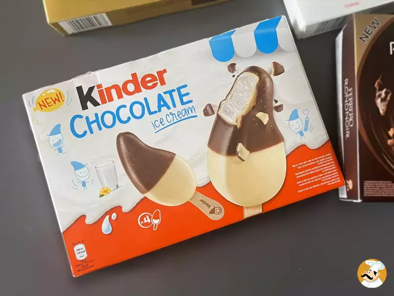 La glace Kinder Chocolat: Le goût mythique de l'enfance