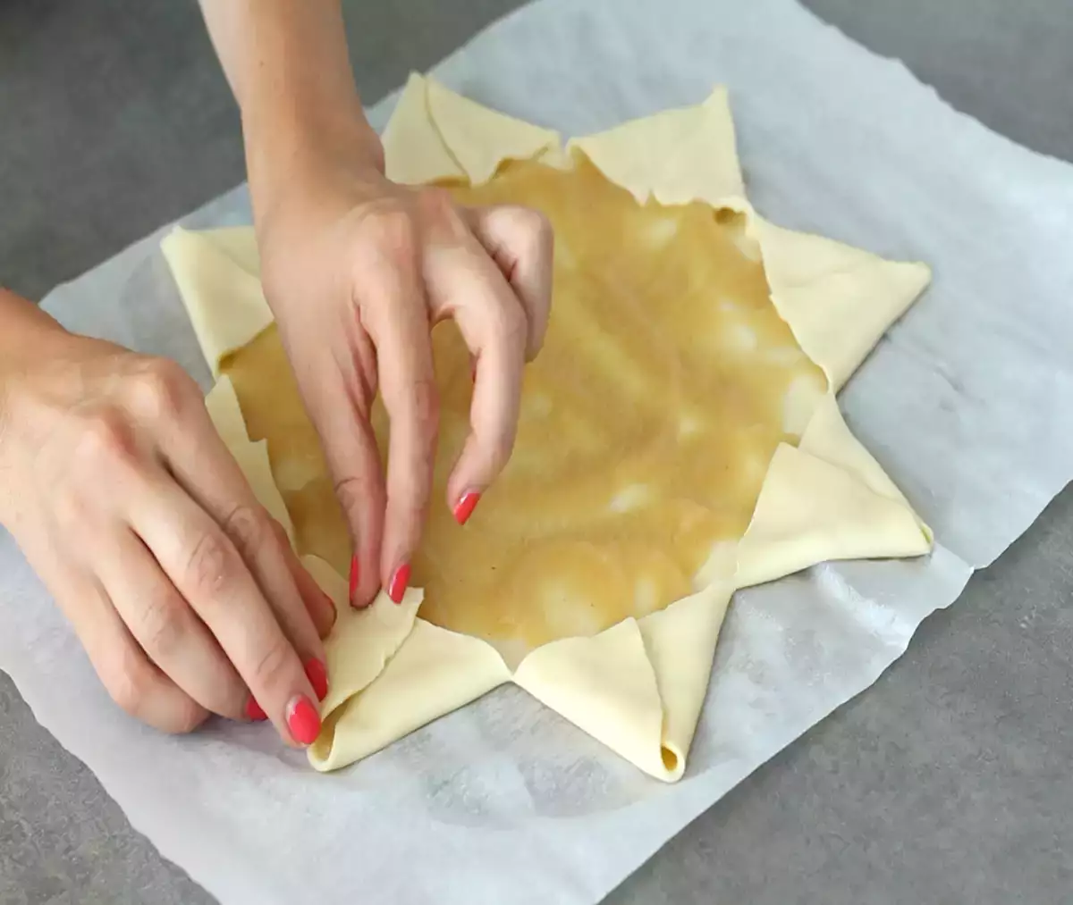 5. La découpe étoile