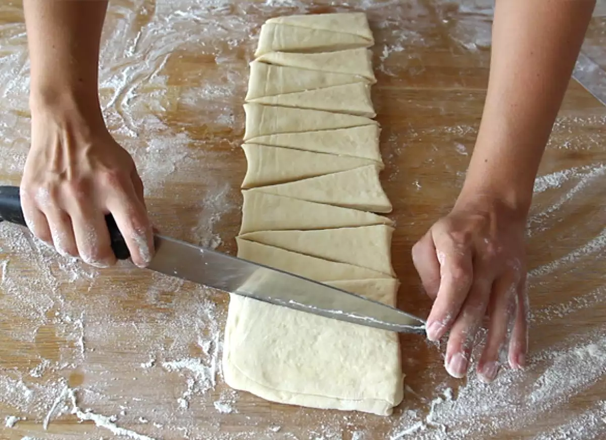 6. Les croissants feuilletés