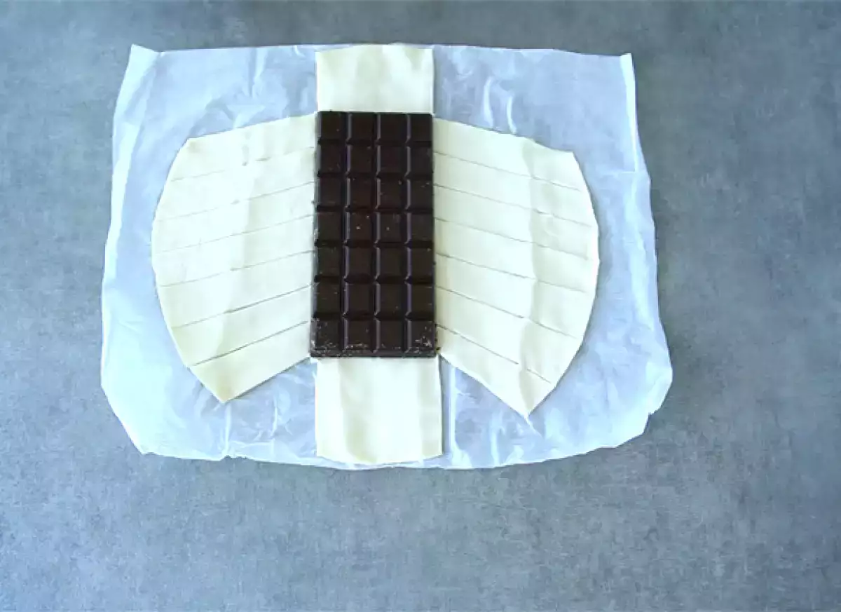 7. La tresse feuilletée