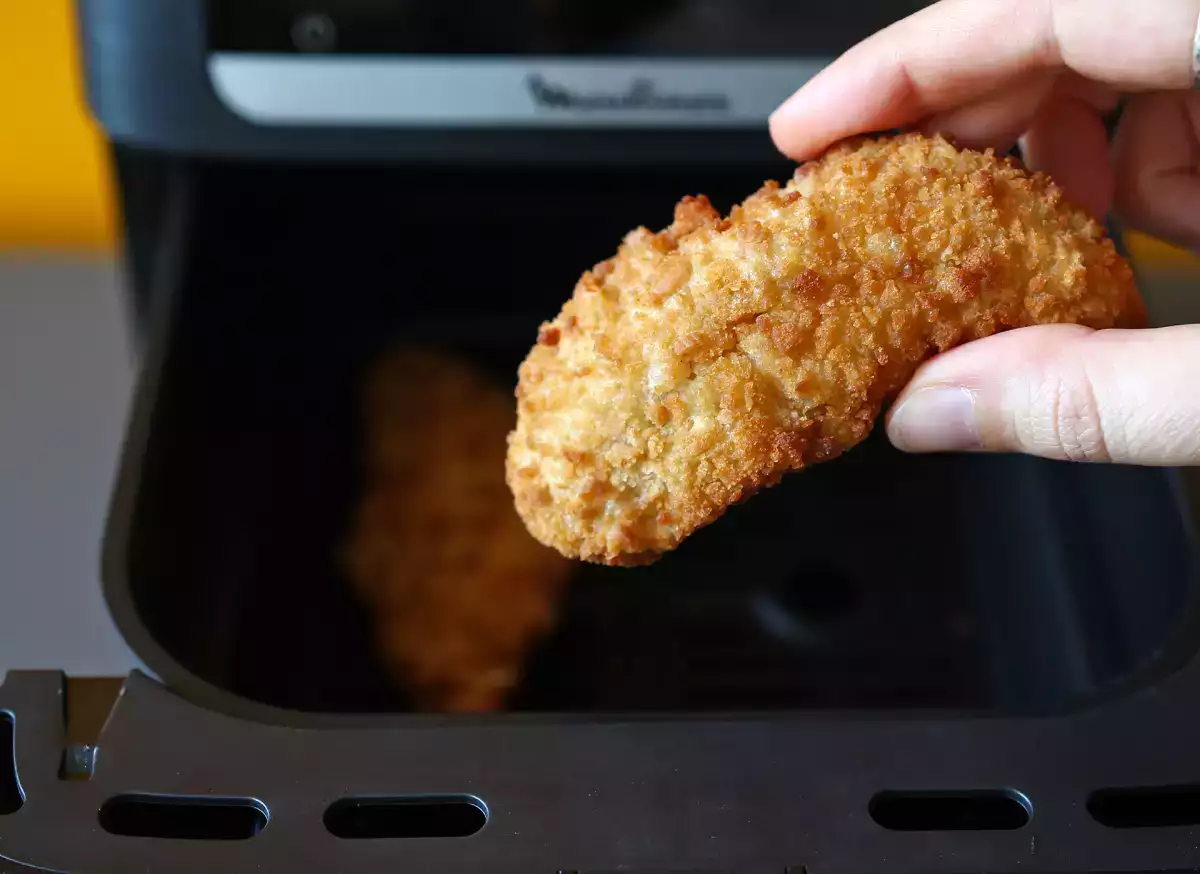 Cuisson des tenders de poulet