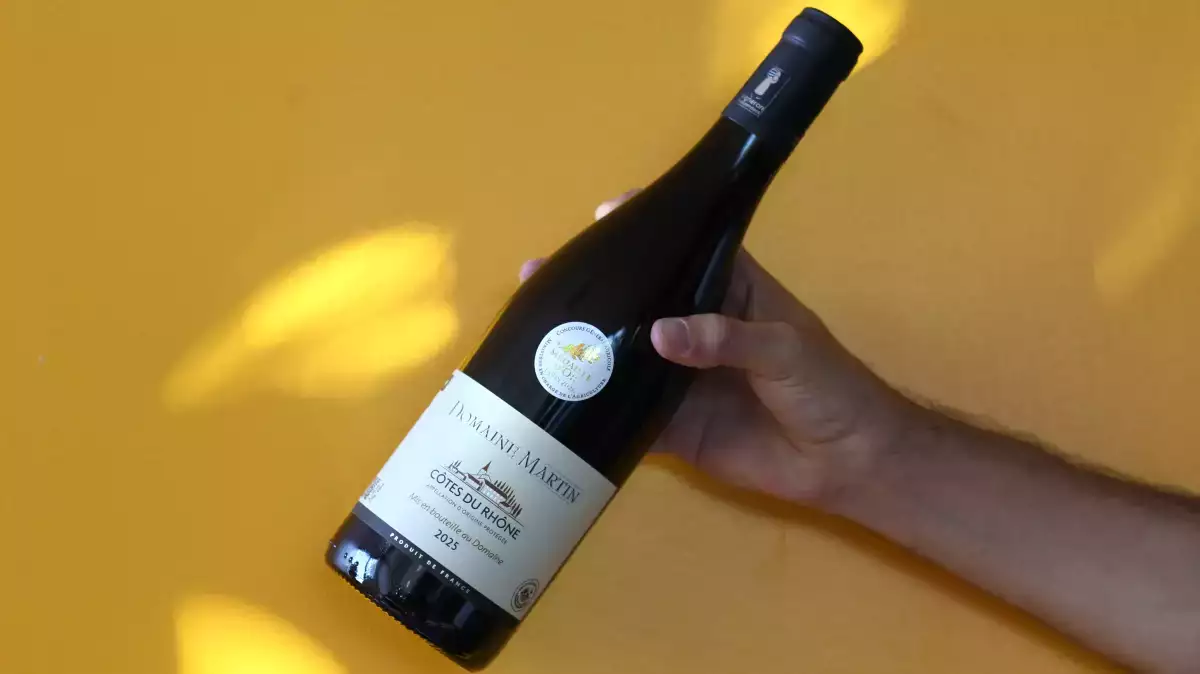 Domaine Martin – Côtes-du-Rhône rouge 2025: souple, frais et fruité