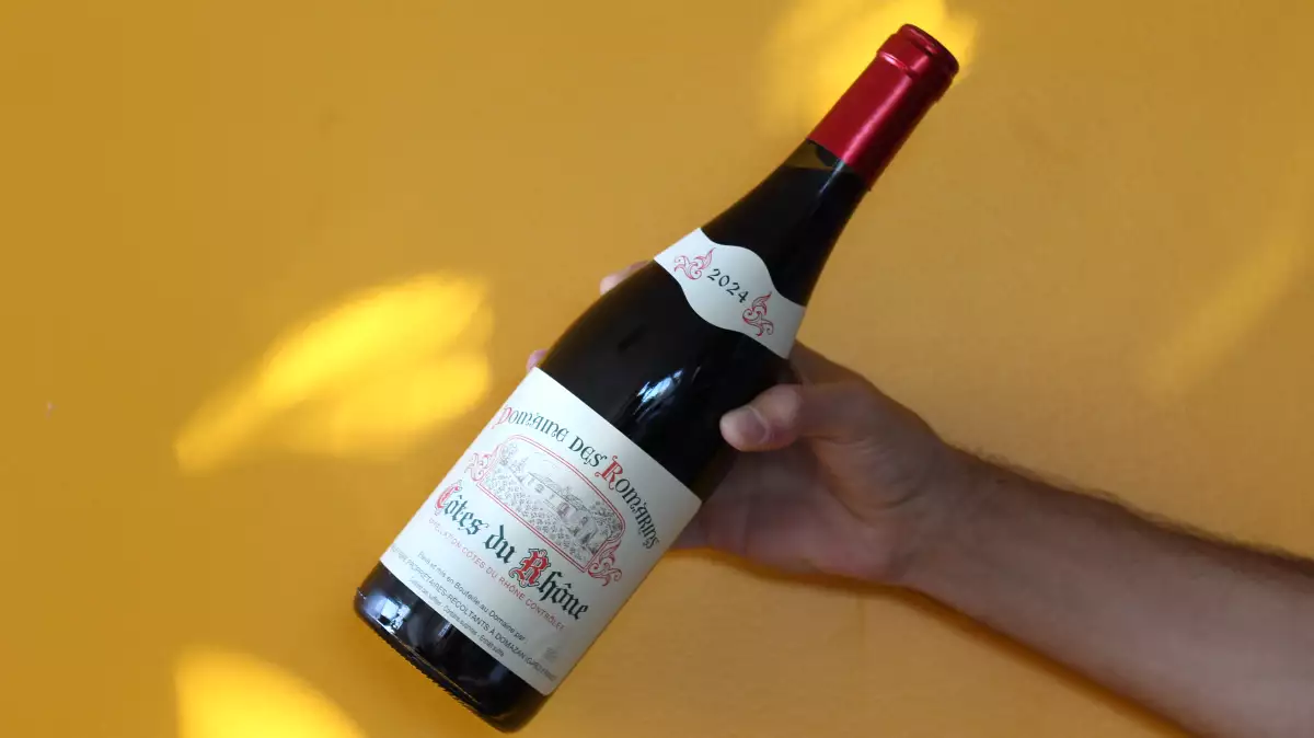 Domaine des Romarins – Côtes-du-Rhône rouge 2024: cerise, fraise et touche épicée