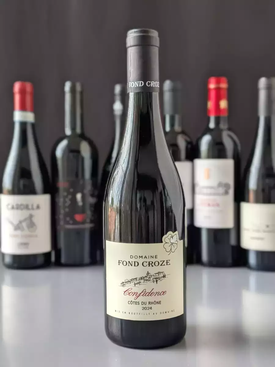 Domaine Fond Croze — Confidence Rouge 2024: le menu convivial, généreux juste comme il faut