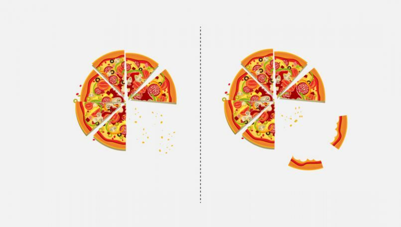 Les pizzas :