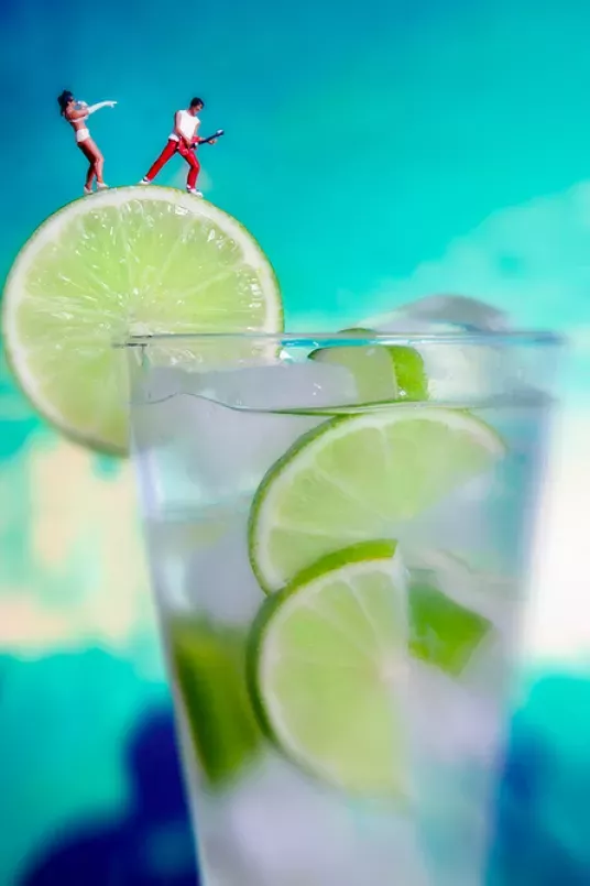 En cocktail :