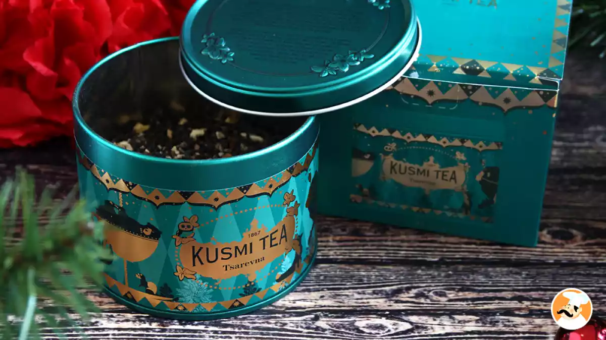 La boîte parfumée Tsarevna Bio par Kusmi Tea
