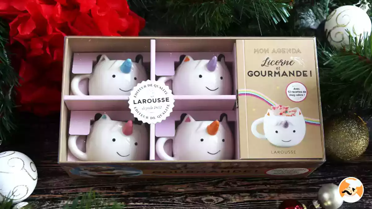 Coffret mug cake - Licorne et gourmande de Larousse