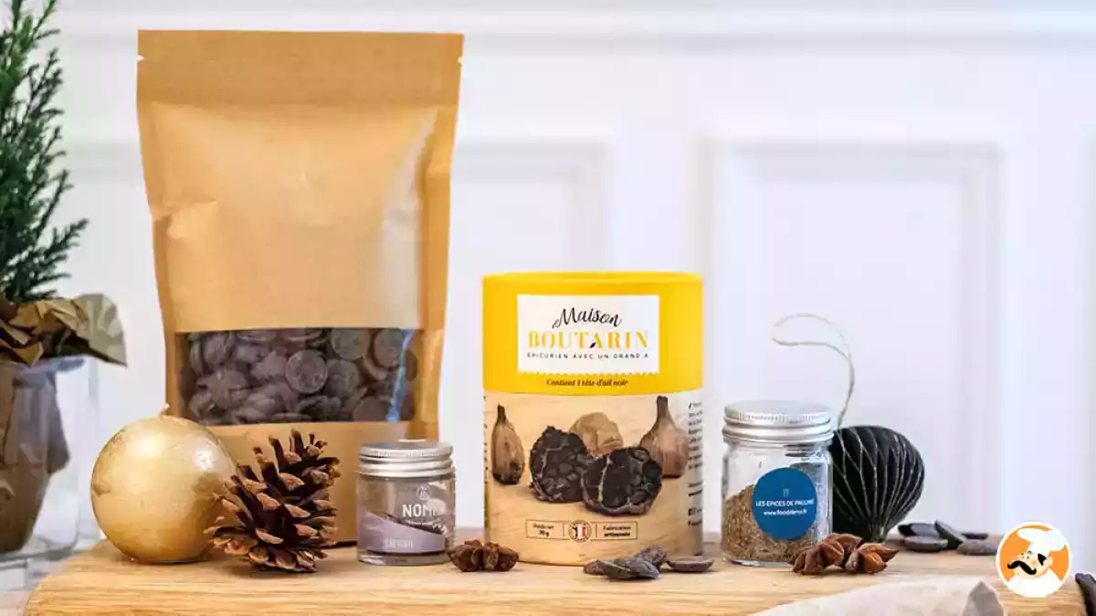 La fine gastronome présente sa box de Noël Saveurs féériques