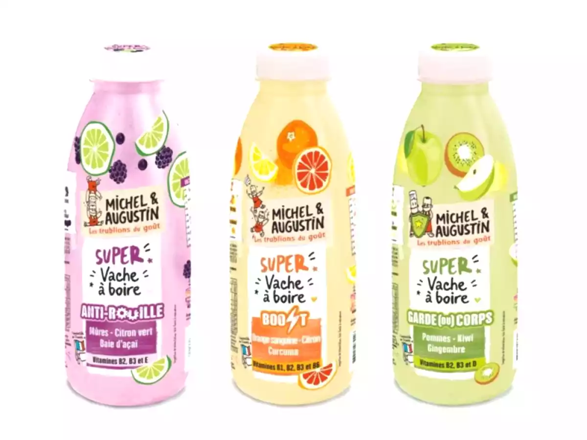 L'énergie au rendez-vous avec les Super Vaches à boire de Michel & Augustin!