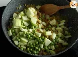 Étape 3: les légumes et le risotto