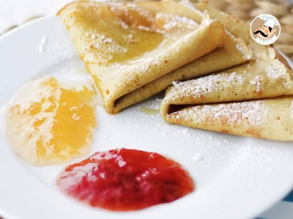 Crêpes sans gluten et sans lactose