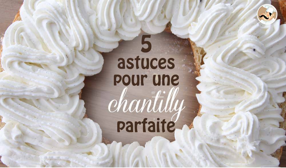 Crème Chantilly avec fixateur