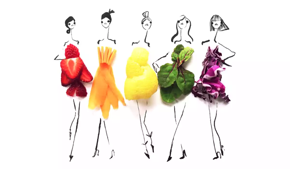 Le côté fashion de la nourriture vu par Gretchen Röehrs