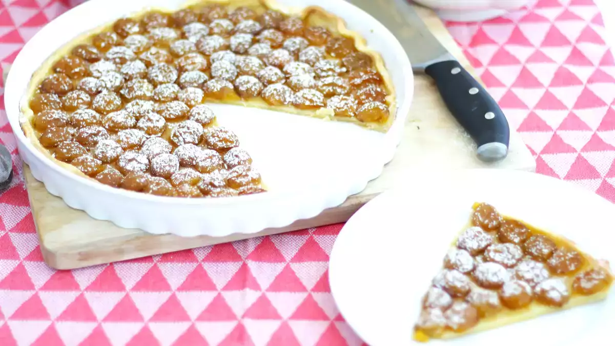 3 ingrédients pour une tarte aux mirabelles qui en met plein la vue !