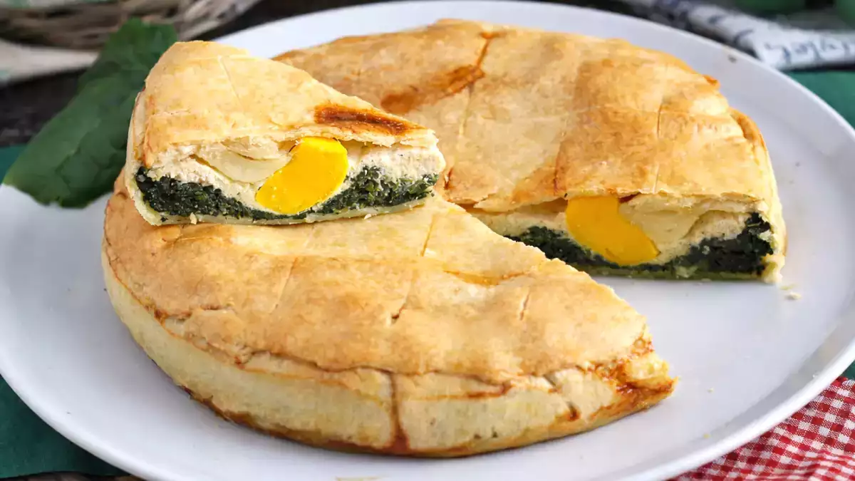 Cette tourte de Pâques venue d’Italie fait toujours son effet à table