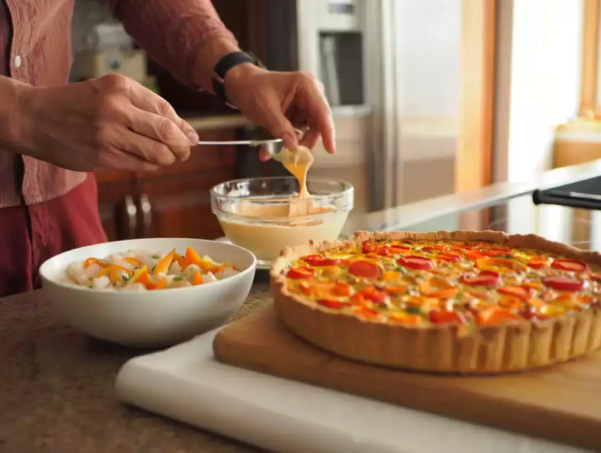 Menu du jour, 31 mai : plein de saveurs avec ceviche, quiche et mousse à l'abricot