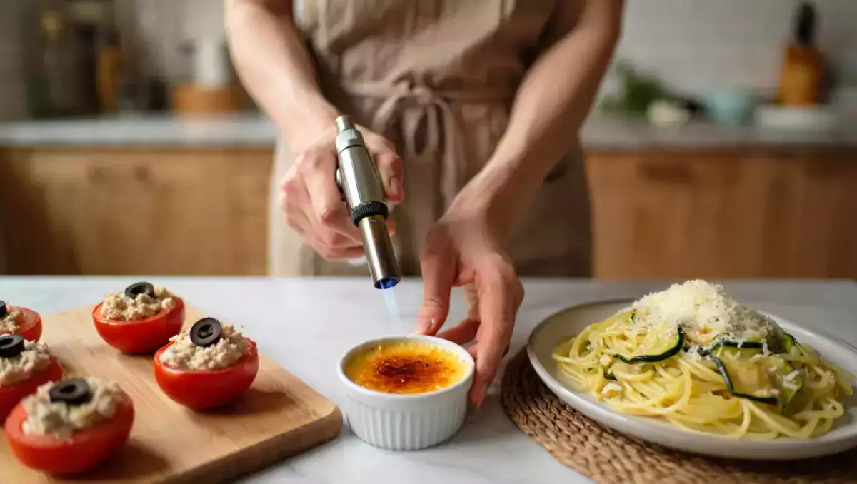 Menu du jour, 9 juin : un festin de tomates farcies, carbonara végétarienne et crème brûlée aux spéculoos