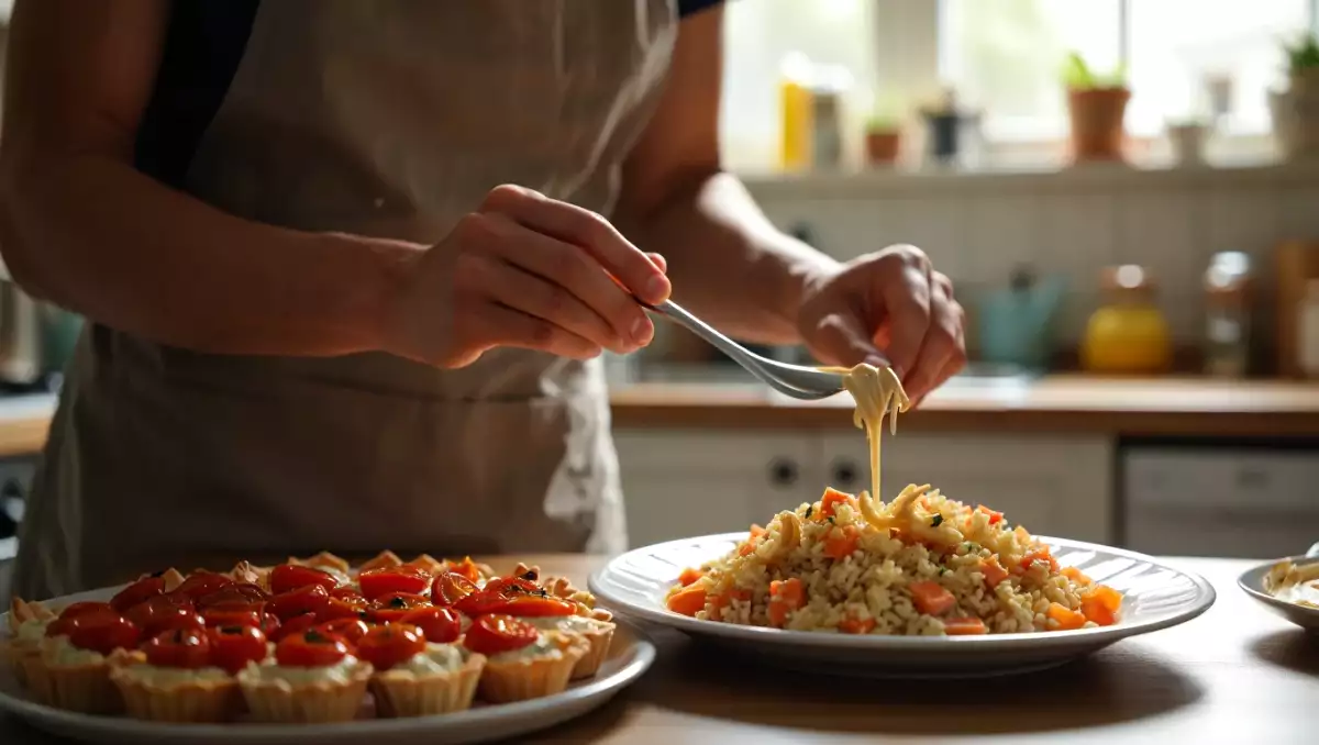 Menu du jour, 17 juin : une entrée fruitée, un plat épicé et un dessert moelleux
