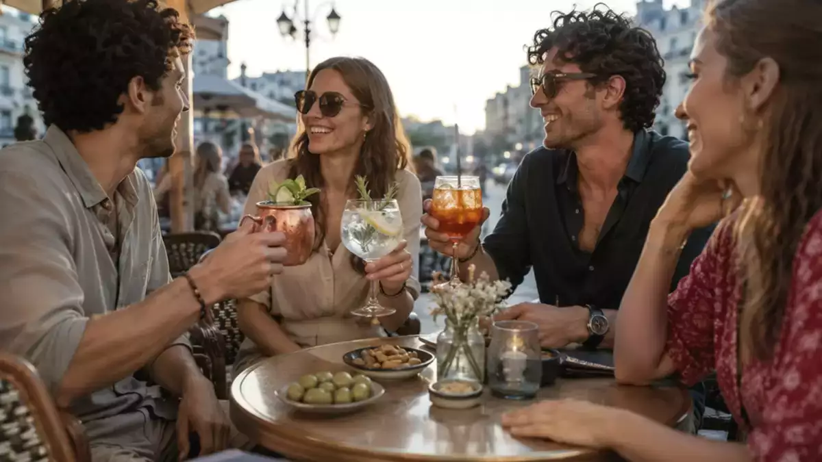 Pourquoi en France les cocktails précèdent le repas, alors qu’en Espagne ils viennent souvent après ?
