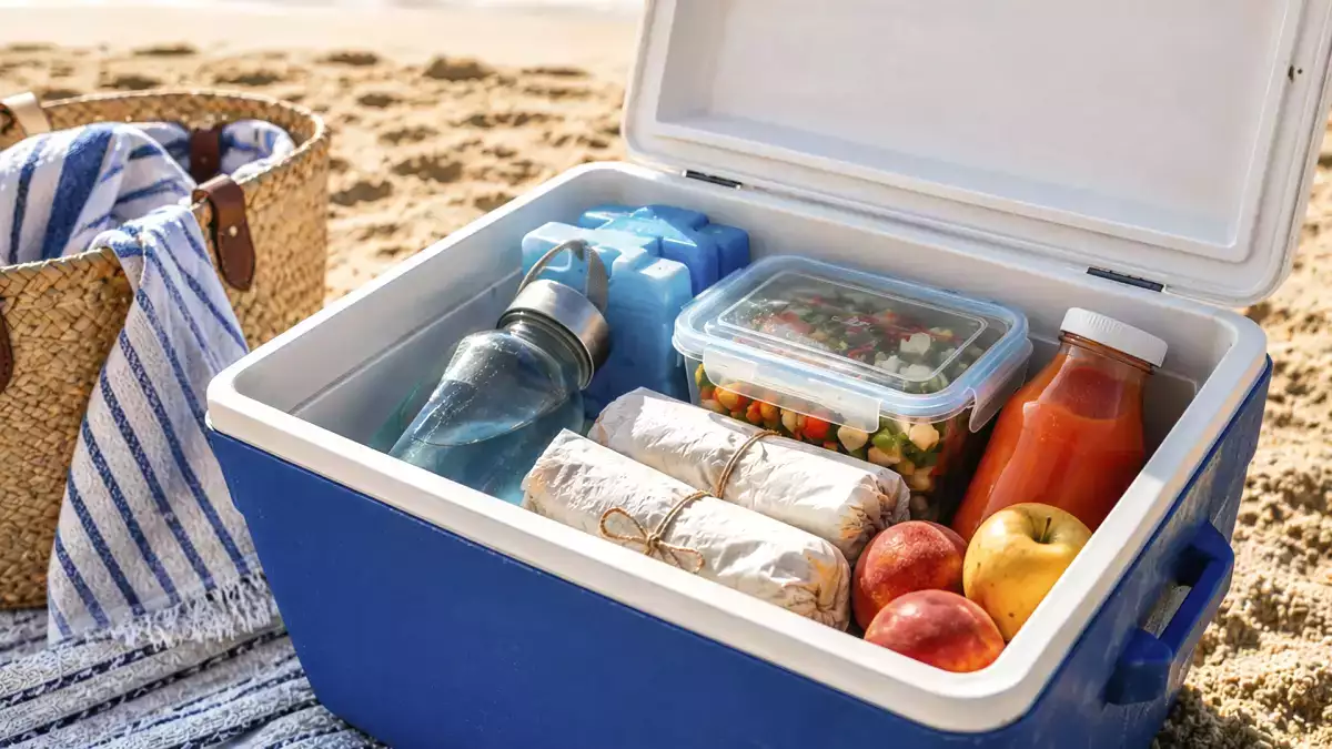 Bien organiser sa glacière de plage : quoi mettre au fond, quoi garder en haut et les aliments à éviter