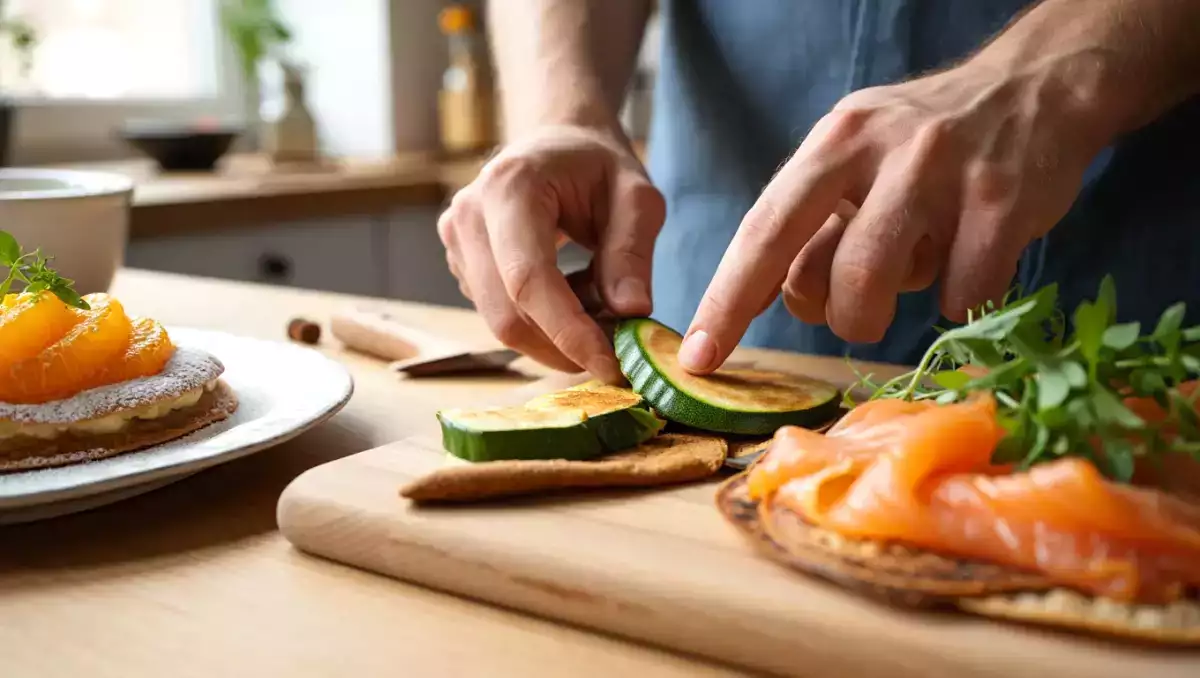 Menu du jour, 27 juillet : croquettes de courgettes, galette de sarrasin et oranais