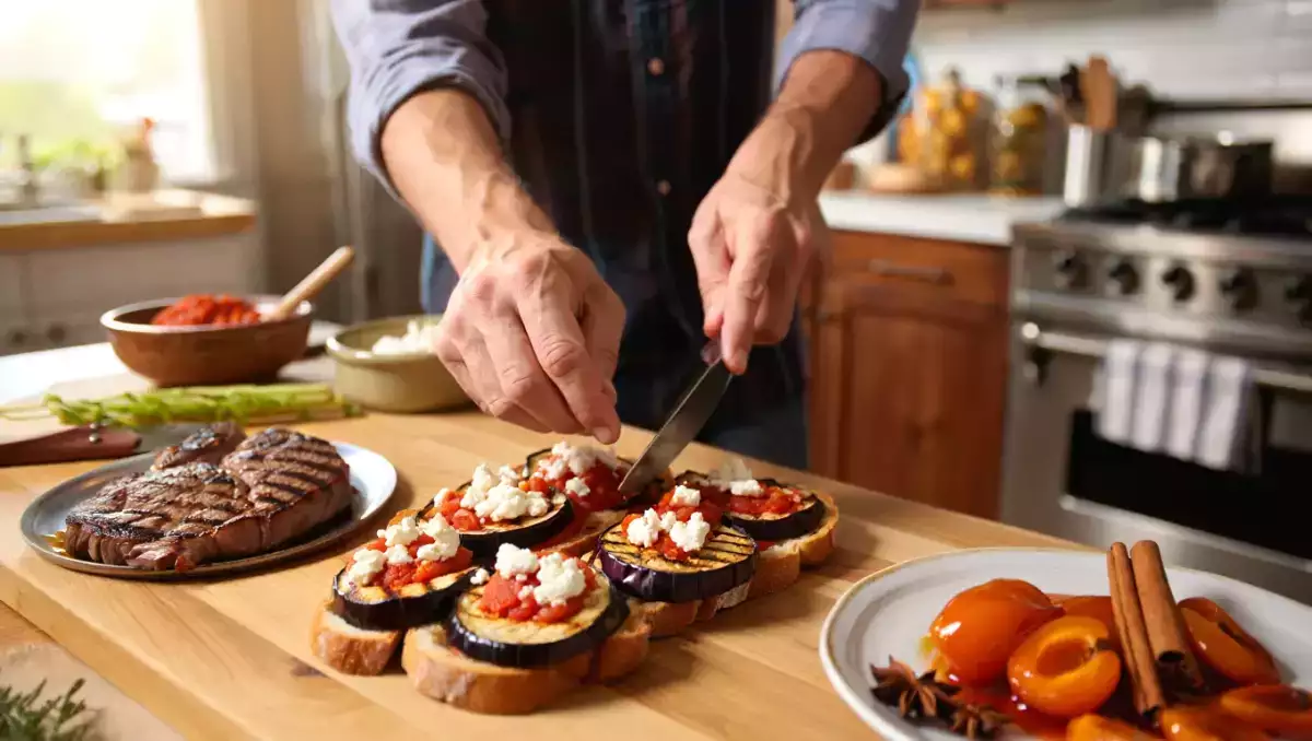 Menu du jour, 15 juillet : délices estivaux avec aubergine, boeuf et abricots