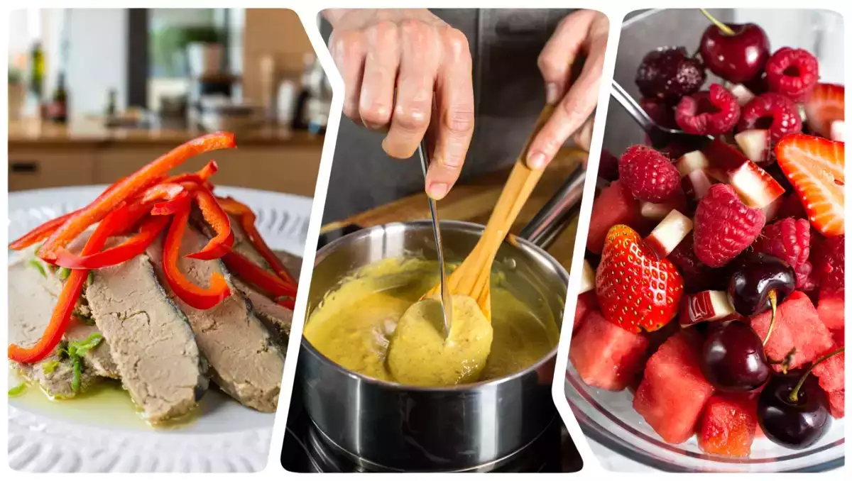 Menu du jour, 13 juillet : rillettes de sardines, un curry de porc au lait de coco et une salade de fruits rouges