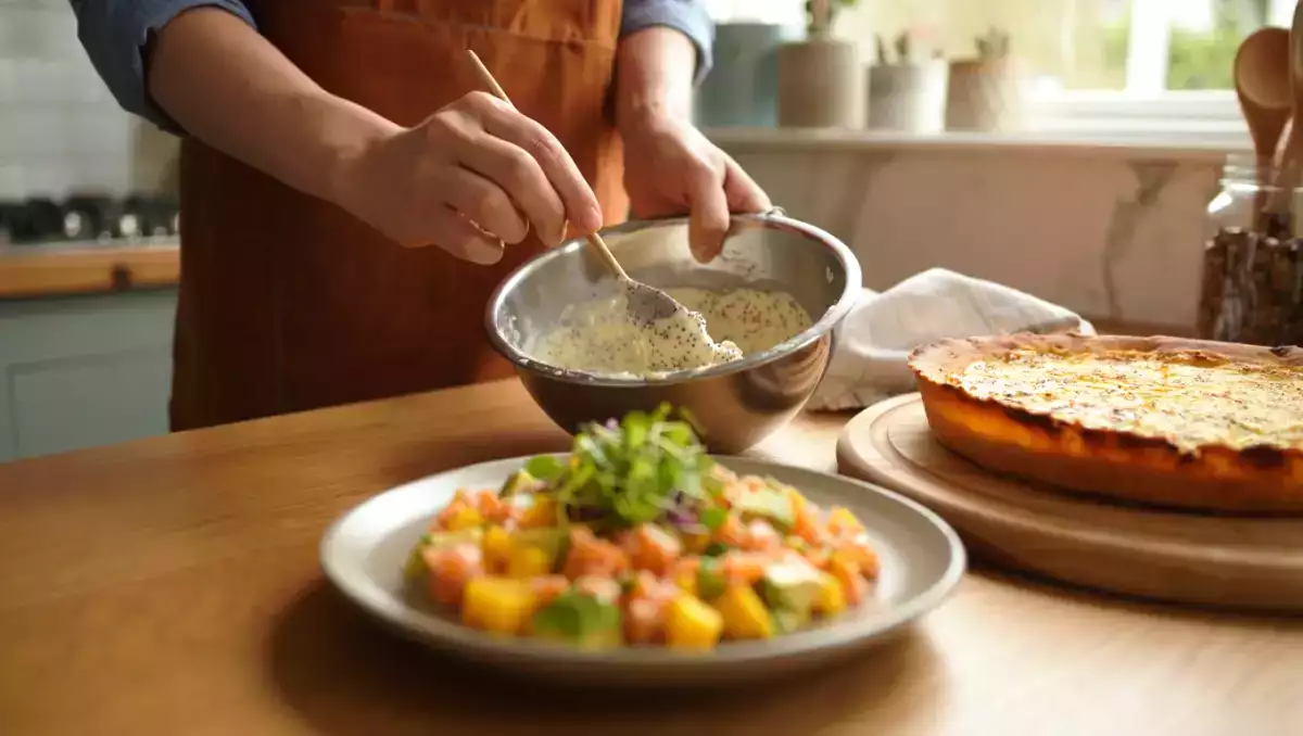 Menu du jour, 6 juillet : un tartare frais, une quiche légère et un cake moelleux