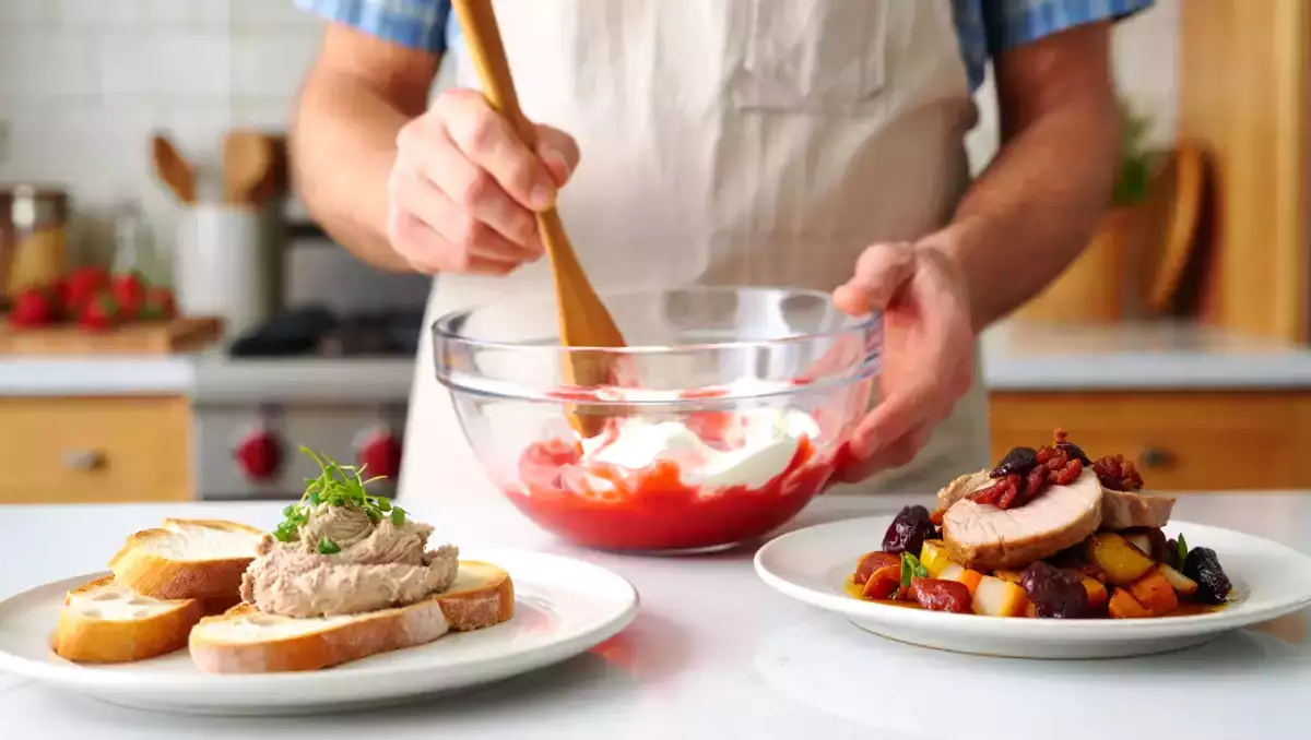 Menu sans gluten, 31 juillet : rillettes de thon, filet mignon au chorizo et glace fraise
