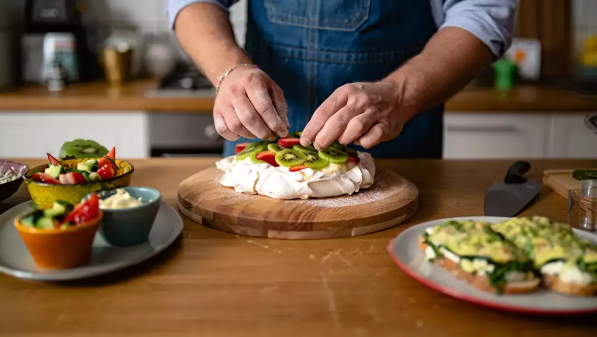 Menu sans gluten, 27 juillet : bols de tortillas, sandwichs de courgettes et pavlova exotique