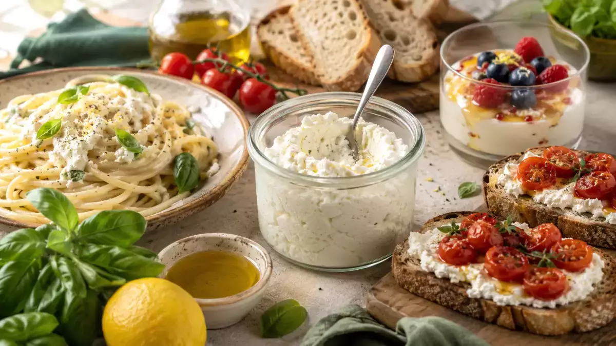 Un pot de ricotta traîne dans votre frigo ? Ces idées gourmandes peuvent sauver votre repas