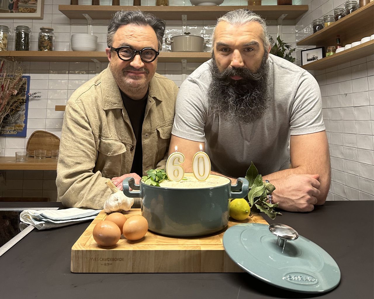 Ça mijote en cuisine avec Yves Camdeborde et Sébastien Chabal !