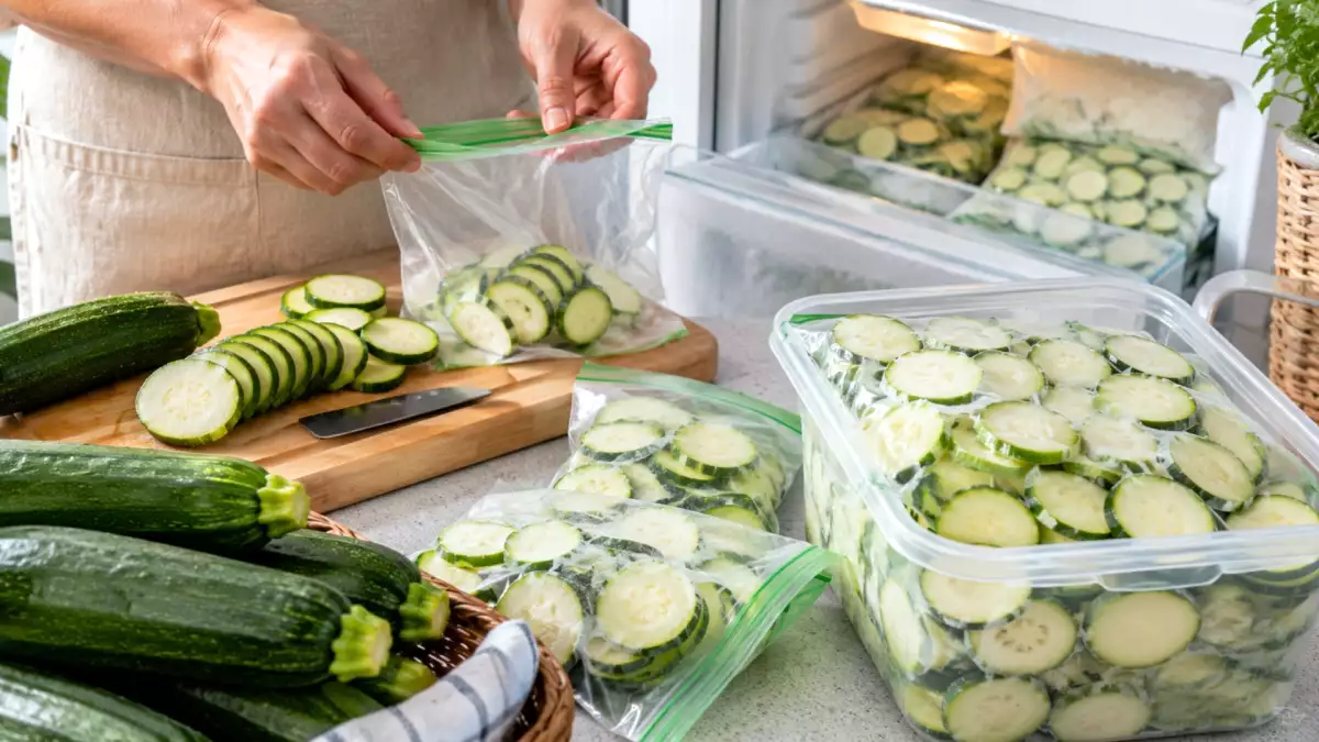 Courgettes au congélateur : le geste à ne surtout pas zapper pour éviter l’effet éponge