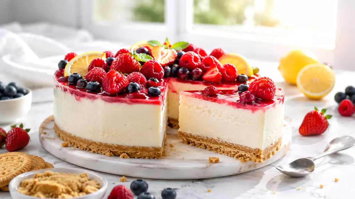 Cheesecake sans cuisson : la recette fraîche et facile qui sauve toutes les envies gourmandes