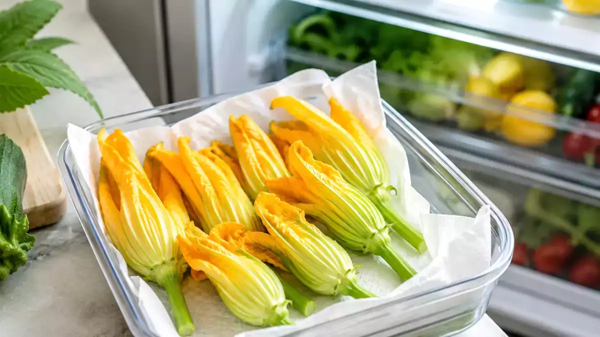Comment conserver les fleurs de courgette sans les retrouver toutes fanées?