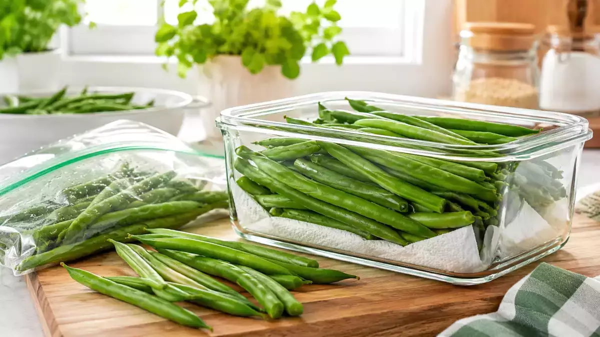 Nos astuces pour conserver plus longtemps des haricots verts croquants !