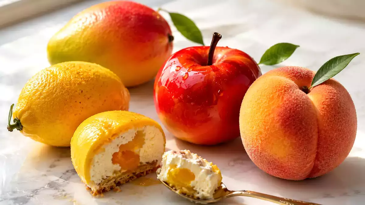 Ces pâtisseries en forme de fruits trompent complètement l’œil avant la première cuillère