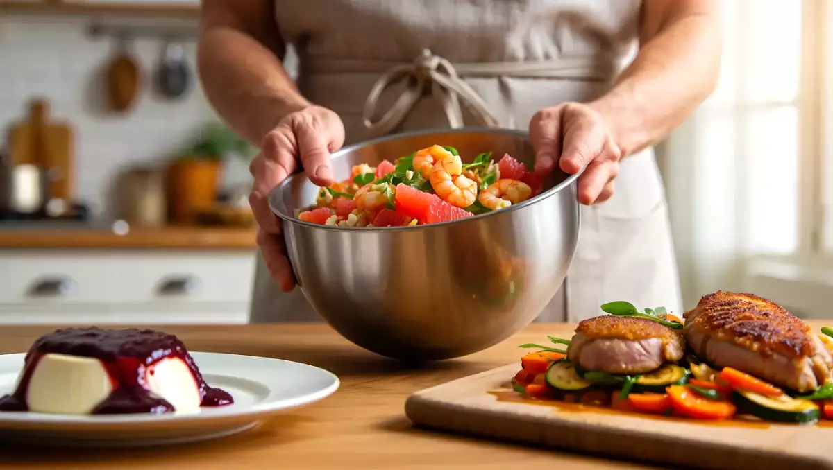 Menu du jour, 28 août : une salade thaï, des magrets de canard et une panna cotta délicieuse