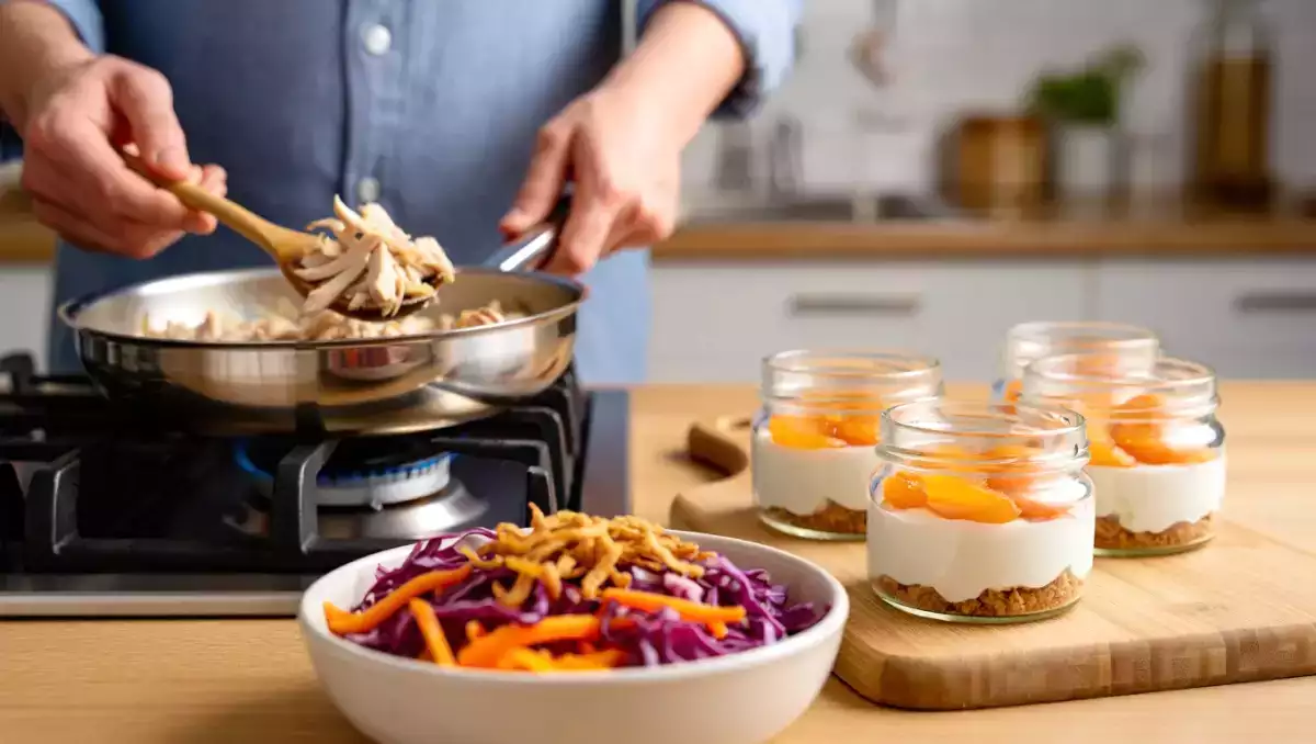 Menu du jour, 5 août : une entrée croquante, un plat réconfortant et un dessert fruité